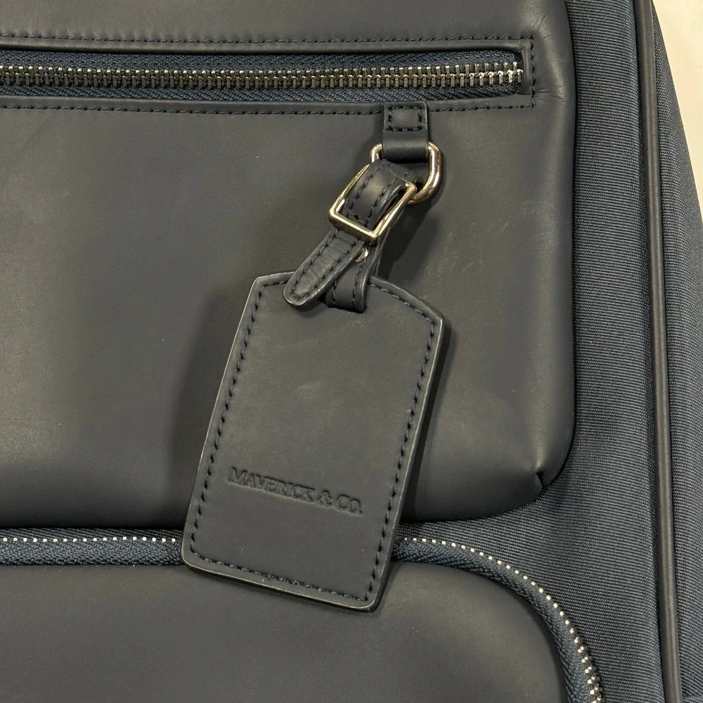 Maverick & Co Backpack Explorer Light Business‎ Travel Laptop Bag Navy Blue